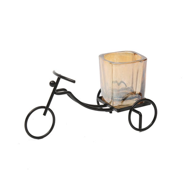 Bicycle candle holder