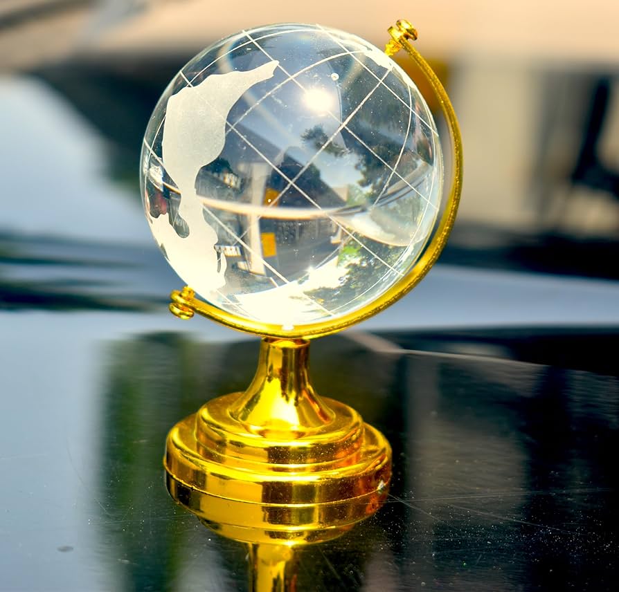 3D World Globe Light Ornament