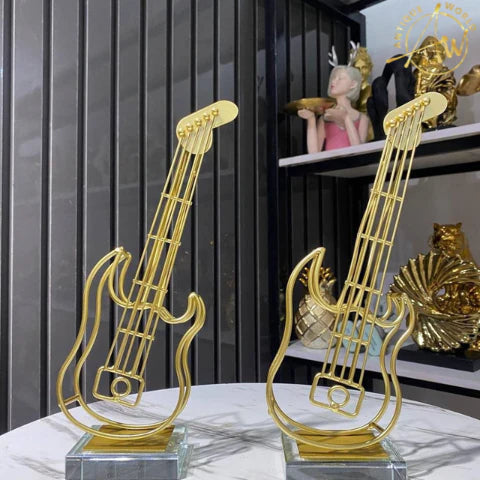 1 Pc Guitar Statue Musical Instrument